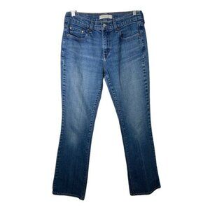 Levis Jeans Womens 515 Bootcut Denim Stretch Mid Rise Blue Size 8 Long Medium